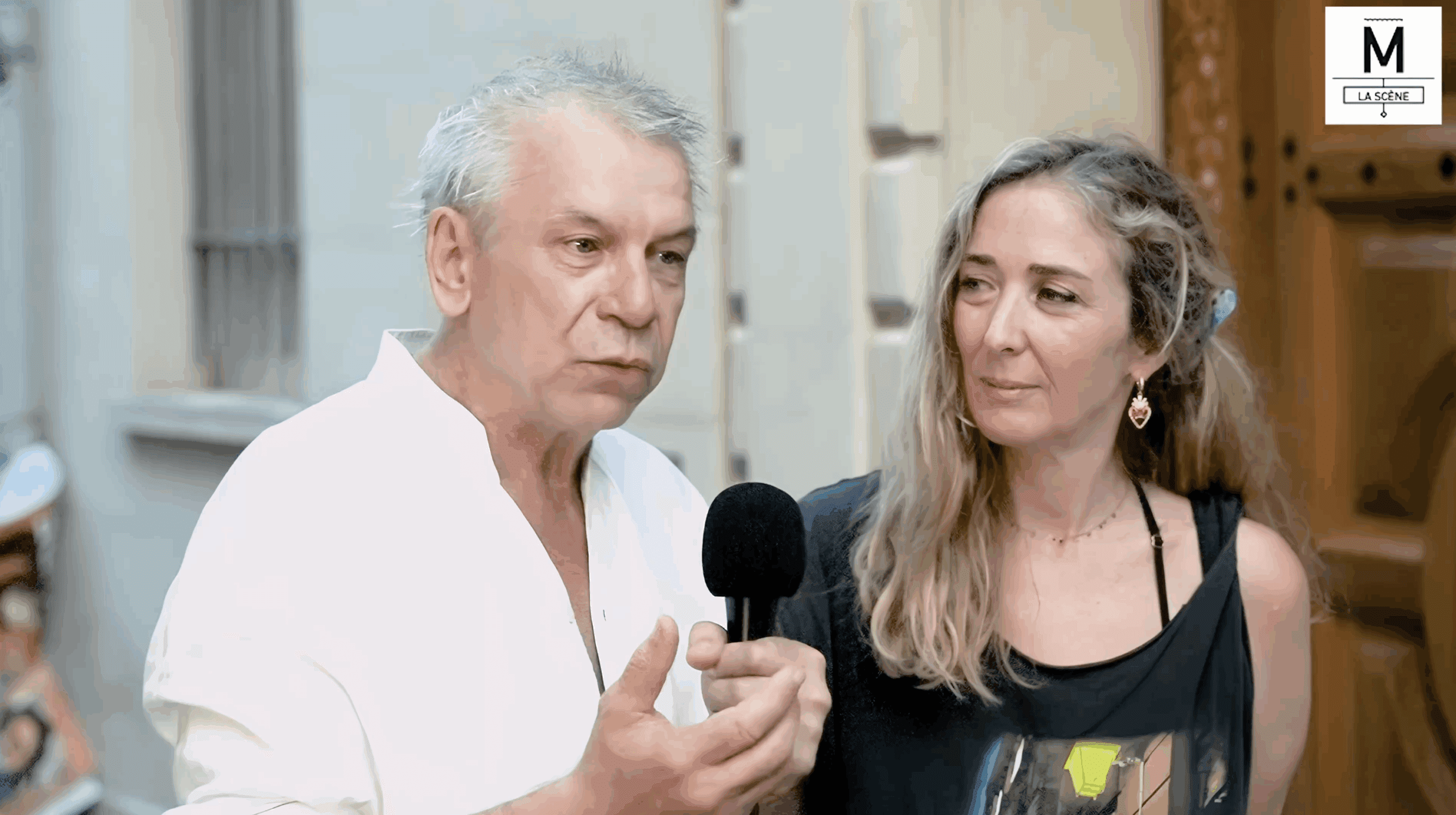 Interview Philippe Torreton et Léna Garnier M La Scène